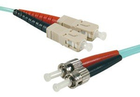 Connect 391803 InfiniBand/fibre optic cable 5 m SC ST OM3 Aqua colour