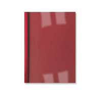 GBC Plats de couverture thermique LinenWeave 1,5 mm rouge (100)