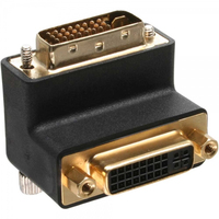 InLine 4043718181544 tussenstuk voor kabels DVI-I 24+5 Zwart