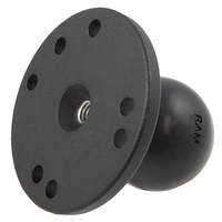 RAM Mounts Round Plate with Ball & 5/16"-18 Threaded Hole