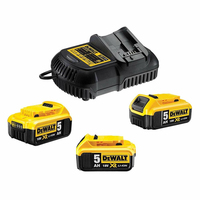 DeWALT DCB115P3-QW Ladegerät für Fahrzeugbatterie Schwarz, Gelb