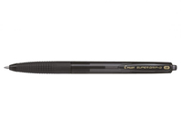 Pilot Super Grip G Schwarz Clip-on retractable ballpoint pen Medium