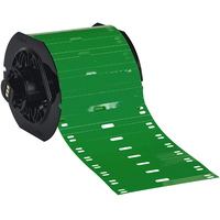 Brady B33-75X10-7598-GN etiqueta de impresora Verde Etiqueta para impresora no adhesiva