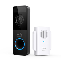 Eufy Security, Wi-Fi Video Doorbell Kit, White, 1080p-Grade Resolution, 120-day Battery, No Monthly Fees, Human Detection, 2-Way Audio, Free Wireless Chime, 16GB Micro-SD Card I...