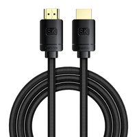 Baseus CAKGQK01 HDMI kábel 2 M HDMI A-típus (Standard) Fekete