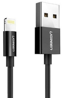 Ugreen 80822 US155 Handykabel Schwarz 1 m USB A Lightning