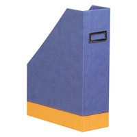 Rhodia 318838C porte-magazines Simili-cuir Bleu, Orange