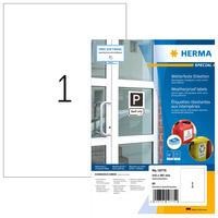 HERMA 10775 Druckeretikett Weiß Selbstklebendes Druckeretikett