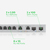 Zyxel XGS1210-12-ZZ0102F hálózati kapcsoló Vezérelt Gigabit Ethernet (10/100/1000) Szürke