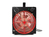 Velleman IH0004 electrische verwarming Binnen Rood 3300 W Ventilator elektrisch verwarmingstoestel