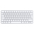 Apple MLA22 Tastatur Bluetooth QWERTY Englisch Silber, Weiß