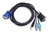 Longshine LCS-KC4-1.8 cable para video, teclado y ratón (kvm) Negro 1,8 m