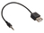 Maclean MCTV-693 kabel audio 0,23 m 3.5mm USB Typu-A Czarny