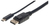 Manhattan 152471 adaptador de cable de vídeo 1 m USB Tipo C DisplayPort Negro