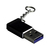 Inter-Tech 88885460 cambiador de género para cable USB Type C USB Type A Negro