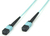 Microconnect FIB996015MTP InfiniBand/fibre optic cable 15 m MTP OM3 Aqua colour