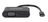 Manhattan USB-C auf VGA-Konverter mit Power Delivery-Ladeport, 1080p-Auflösung, Power Delivery-Port mit bis zu 60 W (3 A/20 V), schwarz