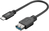 Goobay 67894 câble USB 0,2 m USB 3.2 Gen 1 (3.1 Gen 1) USB C USB A Noir