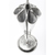 KARE Design Umbrella Regenschirmständer Aluminium, Nickel Silber