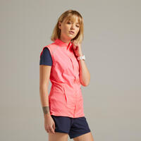 Light Women's Running Sleeveless Jacket - Pink - UK 16 / FR 46