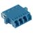 RS PRO LWL-Adapter, LC - LC, Single Mode, Duplex, 0.1dB IL, Blau