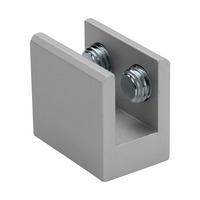 Plattenabschlussverbinder | 10-13 mm mit Stahlschrauben