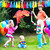 Relaxdays Dinopinata, zum Aufhängen, Kinder, Mädchen & Jungs, Geburtstag, zum Befüllen, Papier, Pinata Dinosaurier, rot