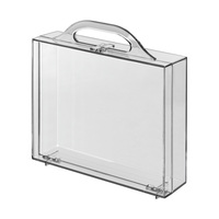 Präsentationskoffer / Musterkoffer / Kunststoff-Koffer „Compact“ | 232 mm 182 mm 60 mm