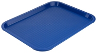 Fast Food Tablett 35 cm blau Polypropylen blau,