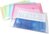 Rapesco Popper Wallet Polypropylene Foolscap Assorted Pastel Colours (Pack 5)