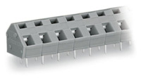 Leiterplattenklemme, 2-polig, RM 7.5 mm, 0,08-2,5 mm², 24 A, Käfigklemme, grau,