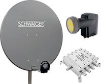 Schwaiger SPI9961SET5 SAT berendezés vevő nélkül Résztvevők száma: 8 80 cm