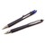 uni-ball Jetstream RT SXN-210 Retractable Rollerball Pen 1.0mm Tip 0.45mm Line Black Plastic Free Packaging (Pack 2)