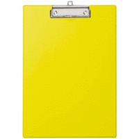 Schreibplatte mit Folienüberzug A4 hoch gelb
