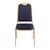 Bolero Squared Back Banqueting Chair Seat in Blue - Steel Frame - x4 - 895mm