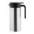 Olympia Vacuum Coffee Jug in Silver with Handle and Lever Action Lid - 1L