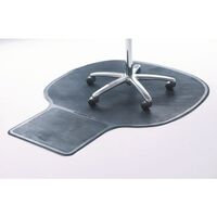 Executive rubber chair mat