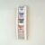 Wall mounted coloured leaflet dispensers - 4 x ? A4 pockets, white