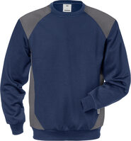 Sweatshirt 7148 SHV marine/grau Gr. S