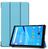 Gigapack Lenovo Tab M8 bőr hatású tablet tok világos kék (GP-93002)
