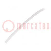 Insulating tube; silicone; transparent; -50÷200°C; Øint: 4mm