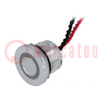 Switch: piezoelectric; Pos: 2; SPST-NO; 0.2A/24VAC; 0.2A/24VDC