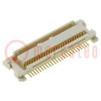 Connector: PCB to PCB; male; PIN: 50; 0.5mm; H: 3mm; gold-plated; SMT