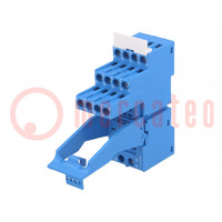 Socket; PIN: 14; 10A; 250VAC; 55.32,55.34,85.04; screw terminals