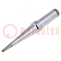 Tip; chisel; 1.2x0.7mm; 370°C; for soldering iron