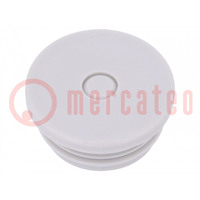 Stopper; elastomer thermoplastic TPE; light grey; 1.5÷4.5mm