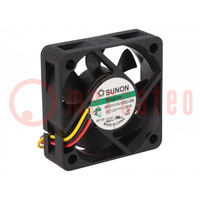 Fan: DC; axial; 12VDC; 50x50x15mm; 31.43m3/h; 38.1dBA; Vapo; 7200rpm