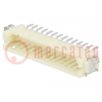 Connector: wire-board; socket; male; DF13; 1.25mm; PIN: 14; SMT