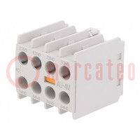 Auxiliary contacts; Series: METAMEC; Leads: screw terminals; IP20