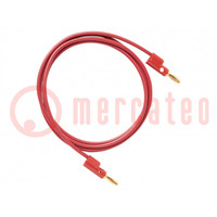 Test lead; 60VDC; 30VAC; 15A; Len: 1.524m; red; 2948